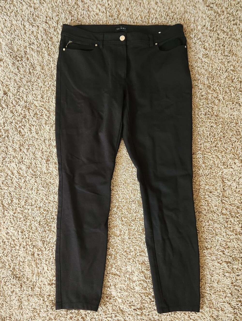 WHBM Black Skinny Pants 10